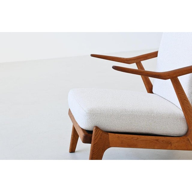 1960s Lounge Chair in Oak by H. Brockmann Petersen for Komfort, Denmark, 1960 For Sale - Image 5 of 18