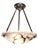 1930s French Art Deco Alabaster Pendant Light, White W/ Charcoal Grey Veining For Sale - Image 13 of 17