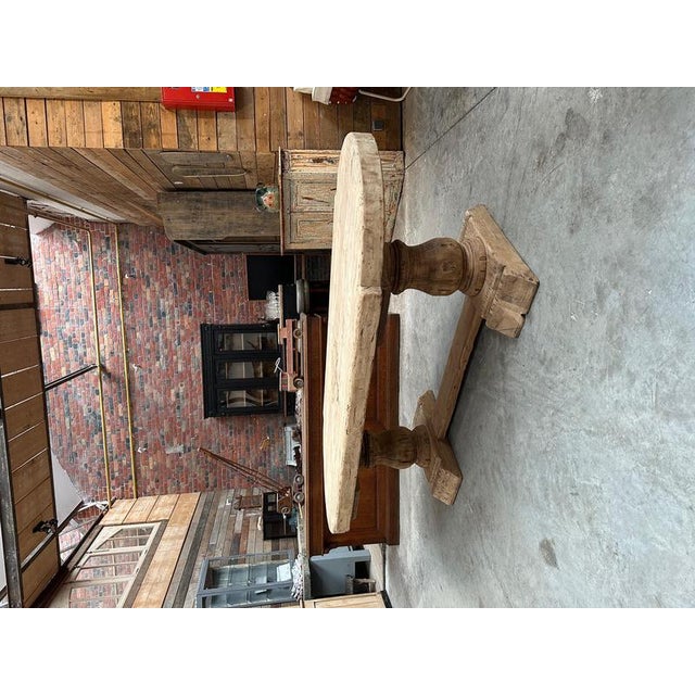 Solid Oak Chateau Table For Sale - Image 3 of 16