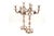 Silver Silver 3-Light Candelabras with Cut-Out Sconces, Set of 2 For Sale - Image 8 of 8