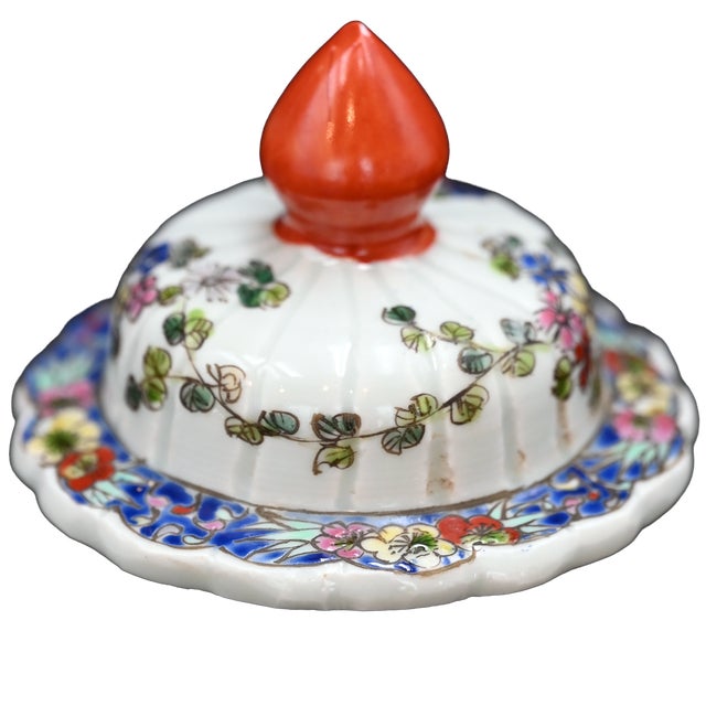 Large Antique Chinese Famille Rose Vase With Goldfish & Lotus – Lidded Temple Jar For Sale - Image 10 of 11