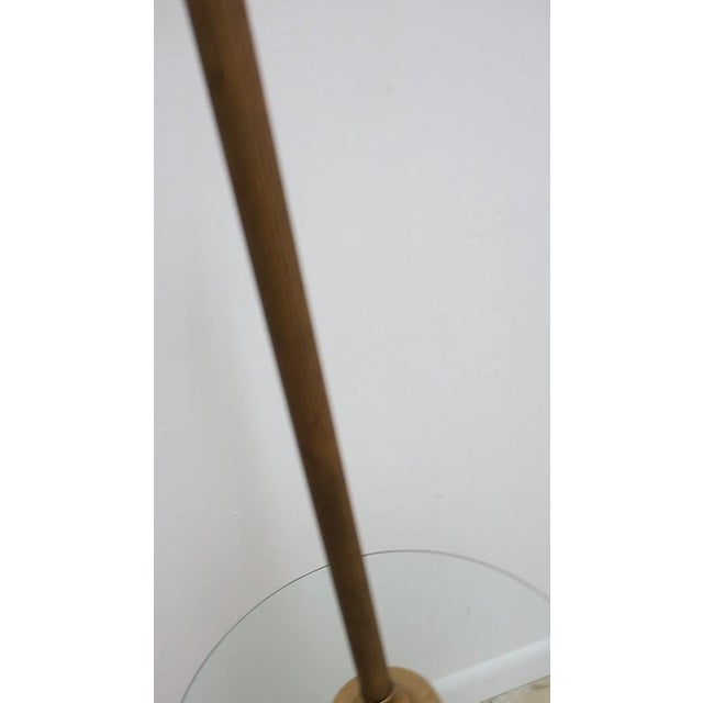 French Vintage Gold Gilt Wheat Metal Louis XV Lamp End Table Pole Lamp french regency For Sale - Image 3 of 10