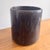Grey marble petite planter that is cylindrical. Can be used as trash bin / receptacle as well. Good vintage condition with...