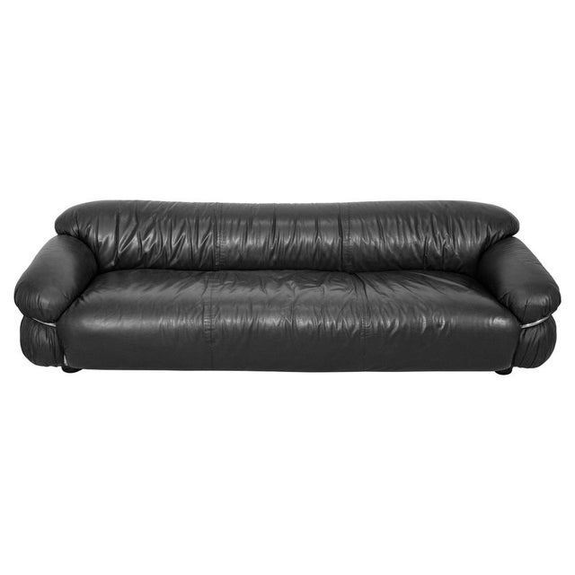 Metal Three Seater Sesann Sofa by Gianfranco Frattini for Cassina, Italy, 1969 For Sale - Image 7 of 7