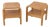 Danish Bedside Tables in Beech by Villy Nørgaard, 1980s, Set of 2 For Sale