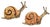 Rare Italian Sculpture Snail Pair Solid Brass & African Bamboo Beads 1970s - Signed Tarzia Firenze Italy For Sale - Image 9 of 13