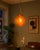 Orange Murano Glass Baloton Pendant Lamp, 1980s For Sale - Image 6 of 17