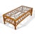 Coffee McGuire Rattan Coffee Table with Glass Top For Sale - Image 8 of 9