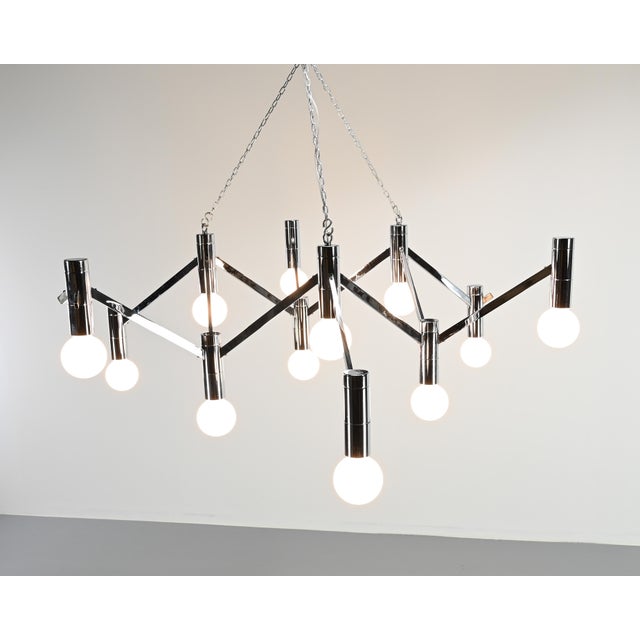 Vintage Modular Chandelier, 1970 For Sale - Image 14 of 14