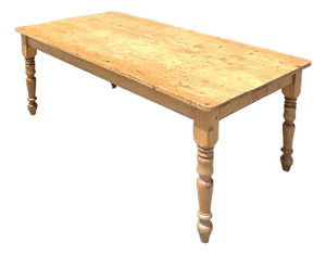 Vintage Boho Distressed Farm Table