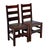 Arts & Crafts Early 20th Century Pair of Antique Stickley Brothers Quaint Furniture Oak Chairs For Sale - Image 3 of 12