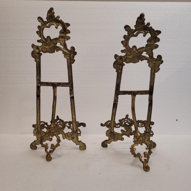 Baroque 18th Century Baroque Lecterns in Ormolu, Spain, Set of 2 For Sale - Image 3 of 18