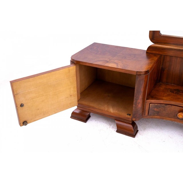 1940s Art Deco Dressing Table, Poland, 1940s For Sale - Image 5 of 14