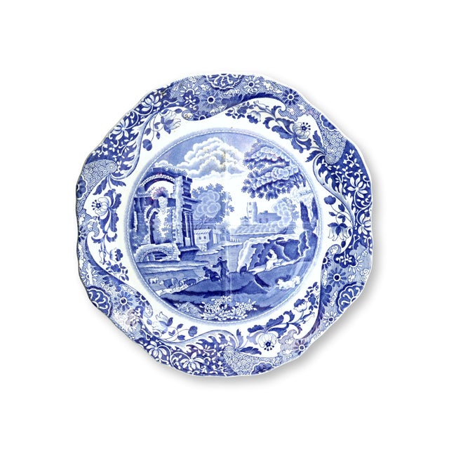 1930s Spode Italian Divided Luncheon Plates - Set of 6 For Sale In Los Angeles - Image 6 of 7