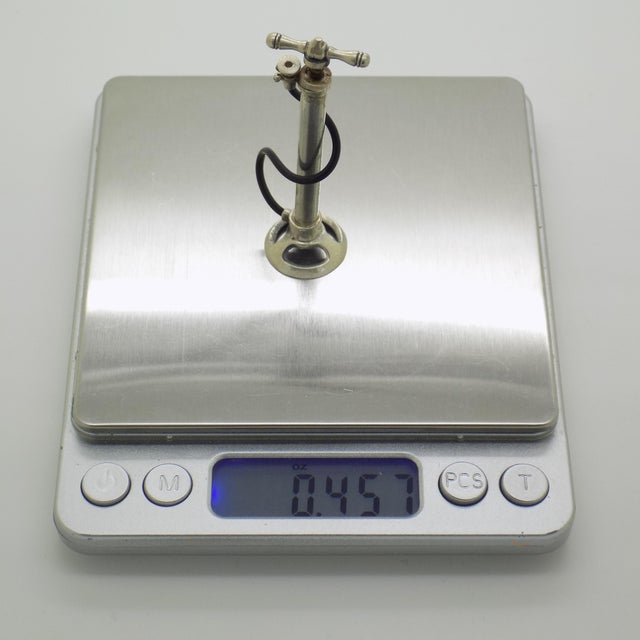 Vintage Italian Silver 800 Bicycle Pump Figurine by Raspini, Arezzo, 1970s For Sale - Image 10 of 12