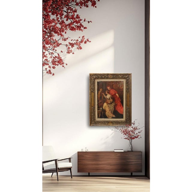 We are pleased to present this oil painting on cardboard. The painting is unsigned, and the artist has not been...