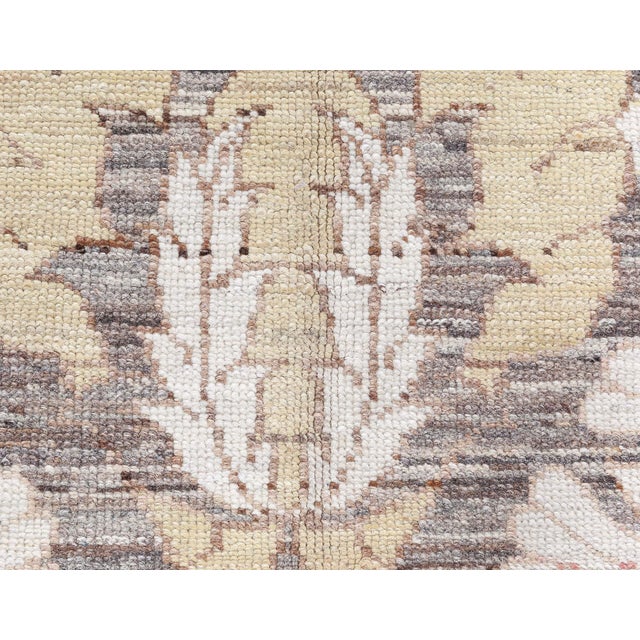 Tan Contemporary Spanish Cuenca Inspired Rug by Doris Leslie Blau For Sale - Image 8 of 9