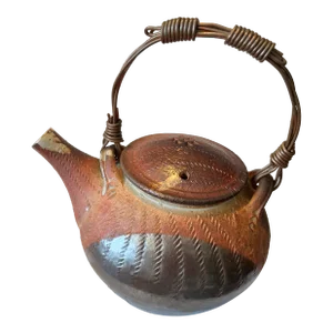 1990s Handmade Pottery Tea Pot