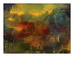 Yari Ostovany "Here Is Where We Meet (For John Berger)", Painting