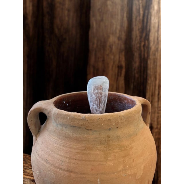 Bring timeless charm and soothing energy into your space with this handcrafted Turkish vintage pottery fountain. Each...