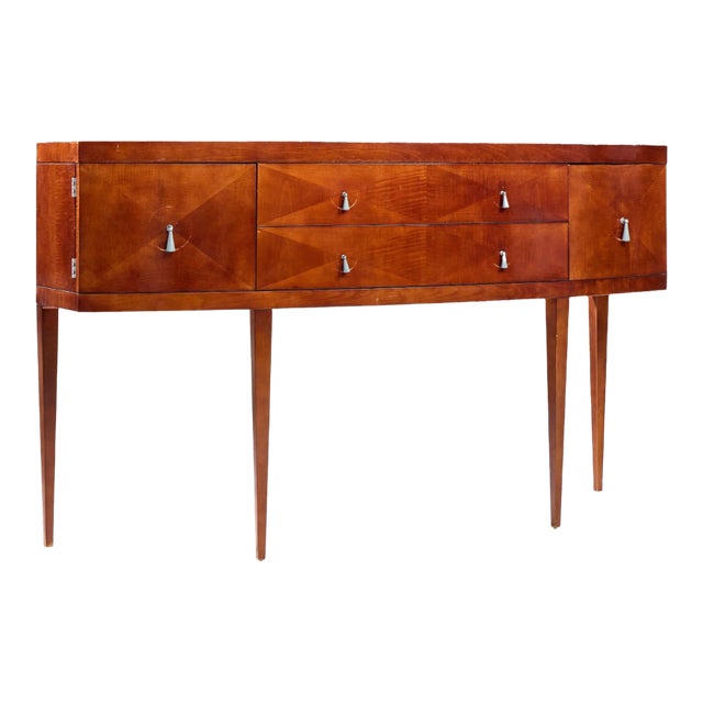Late 20th Century Michael Vanderbyl for Baker Furniture Archetype Mahogany Console Credenza For Sale
