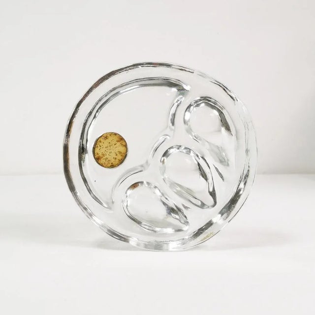 Glass Modernist Pipe Ashtray from Georgshütte, Germany, 1970s For Sale - Image 7 of 10