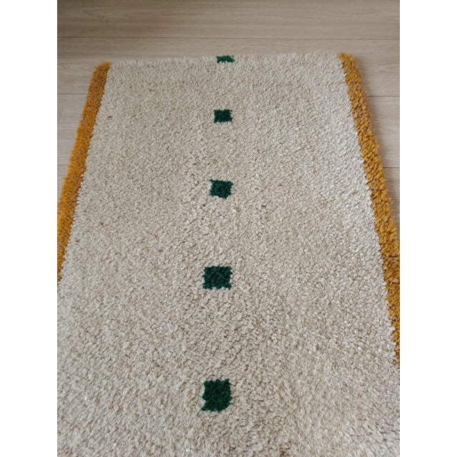 Scandinavian Wool Runner Rug, 1970s For Sale - Image 3 of 6