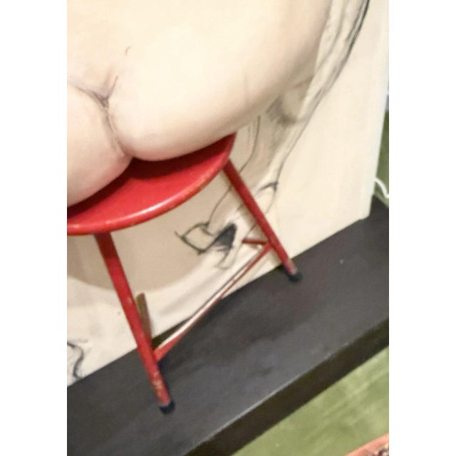 Modern Modernist Artist, Nude Back View of Female For Sale - Image 3 of 13