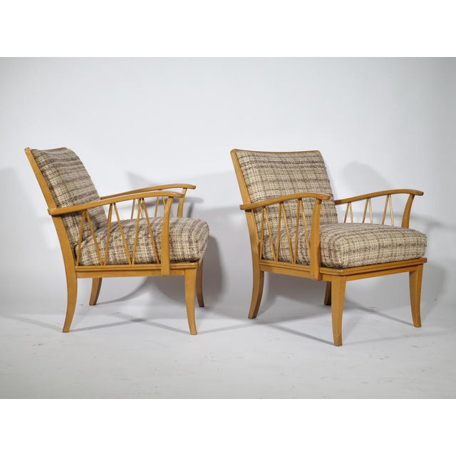 Wood Set of Mid-Century Lounge Chair from Wilhelm Knoll, 1950s For Sale - Image 7 of 18