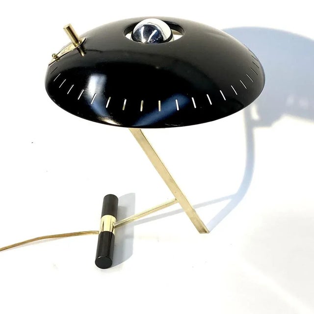 Mid-Century Modern Vintage Dutch Decora or Z Table Lamp by Louis Kalff for Philips, 1956 For Sale - Image 3 of 13