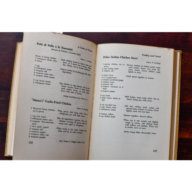 1949 a Taste of Texas Favorite Texan Recipes Collected for Neiman Marcus Vintage Cookbook For Sale - Image 11 of 16
