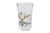 A set of four Italian shot glasses. Hand painted with red and white roses and bluebells in a floral spray. Marked ‘Italy’...