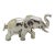 Vintage Italian Handmade Genuine Silver Elephant Figurine Sculpture Miniature For Sale