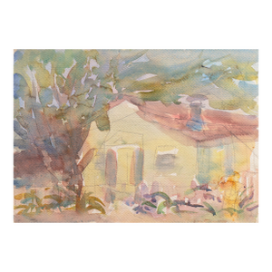 'Old Carmel Cottage' by Victor Di Gesu, Paris, Salon D'Automne, Ac. Chaumière, Los Angeles County Museum of Art, San Francisco Artist Association