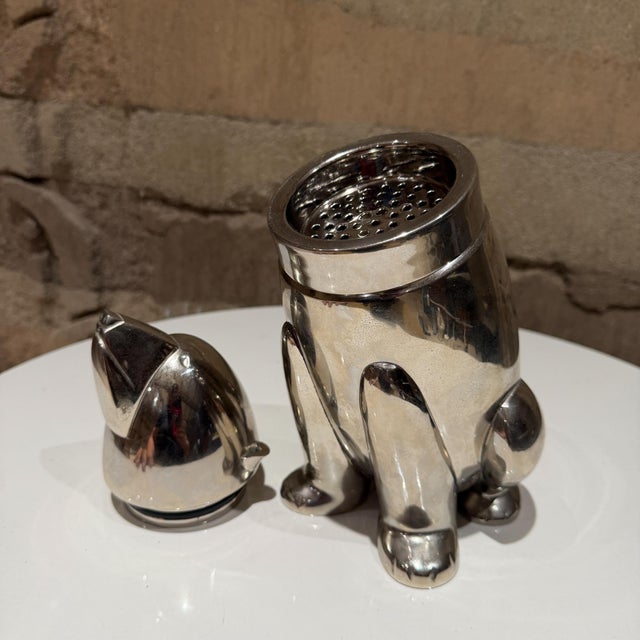 Mid-Century Modern Mid Century Modern Polar Bear Cocktail Shaker Art Deco Style For Sale - Image 3 of 13