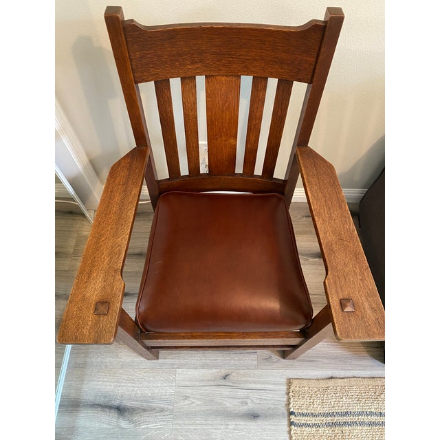 1920's Harden Line Mission Style Armchair Chairish