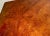 Wood Heckman Burlwood Drop-Leaf Handkerchief Corner Table For Sale - Image 7 of 12