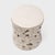 Chinese Chinese Milky White Cloud Garden Stool For Sale - Image 3 of 5