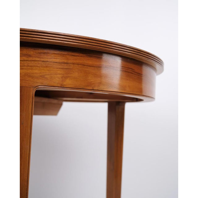 Wood Vintage Danish Oval Dining Table in Rosewood, 1960s For Sale - Image 7 of 16