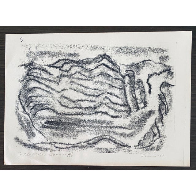 Printmaking Materials Stanley Lewis, "To The Water Source" from Wanderers Illustrations 112/225, 1964 For Sale - Image 7 of 8