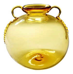 1920s Zecchin Cappellin Soffiati Italian Studio Art Glass Orb Vase