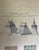 This etching reproduction depicts three tents and some decorative pavers. The print is titled "Tentes, pavillons et...