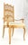 French Country Set 6 Country French Ladder Cane Back Pegged Frames New Upholstery Dining Chairs For Sale - Image 3 of 11