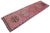 Textile Pink Kurdish Runner Rug. Hand-Knotted Tribal Turkish Runner - 3′3″ × 12′ For Sale - Image 7 of 15