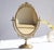 Mid-Century Oval Ornate Brass Vanity Swivel Mirror, 1960s For Sale - Image 4 of 10