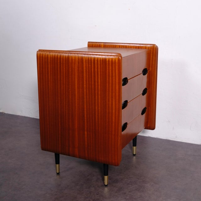 Scandinavian Wooden Chest of Drawers, 1950s For Sale - Image 4 of 18