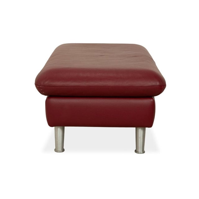 Animal Skin Loop Leather Stool from Willi Schillig For Sale - Image 7 of 9