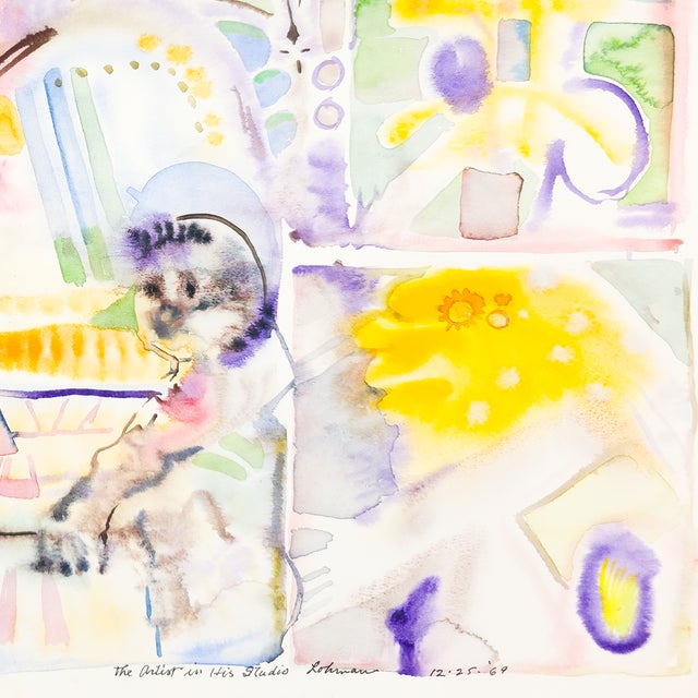 Artist in His Studio - Robert Lohman, C. 1969 For Sale In San Diego - Image 6 of 11