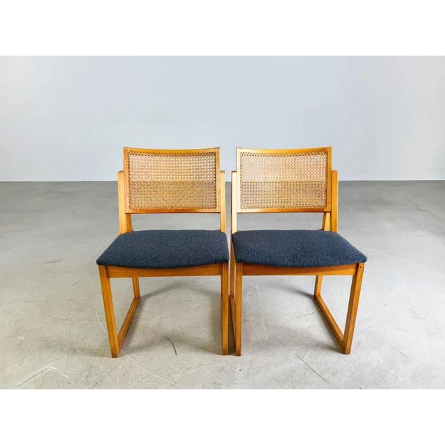 We are offering a beautiful and very rare set of two vintage chairs by Kai Lyngfeldt Larsen (model: 526) for sale. A total...