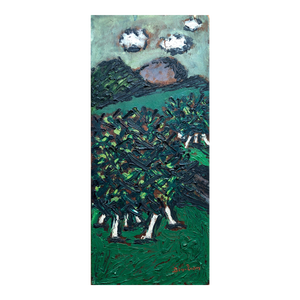 Ben-Zion Weinman, American Modernist Oil Painting Gestural Landscape WPA Artist Group of 10